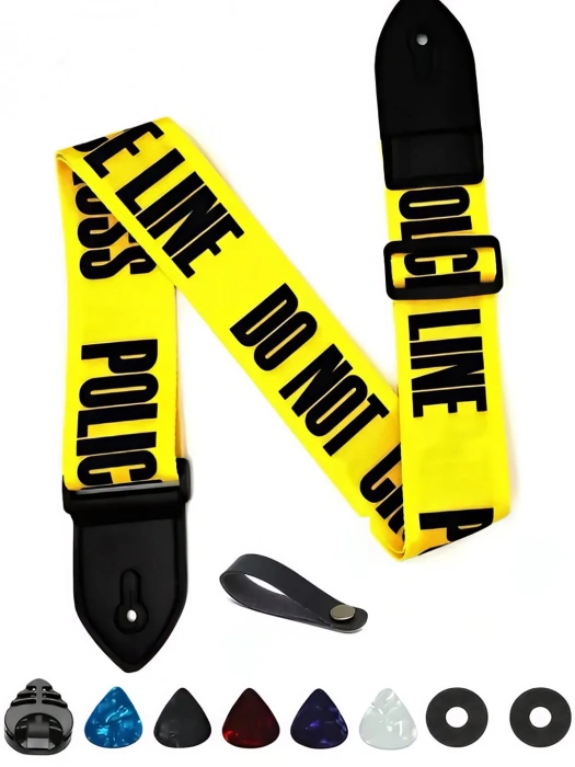 Ремінь для гітари Ремінь для гітари Набір для гітаріста ремінь і аксесуари - Cross Line