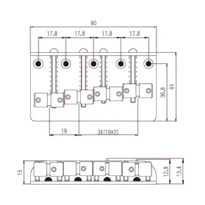 Бридж Paxphil BB019 CR (Chrome)