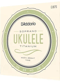 D'Addario EJ87S Titanium Ukulele Soprano