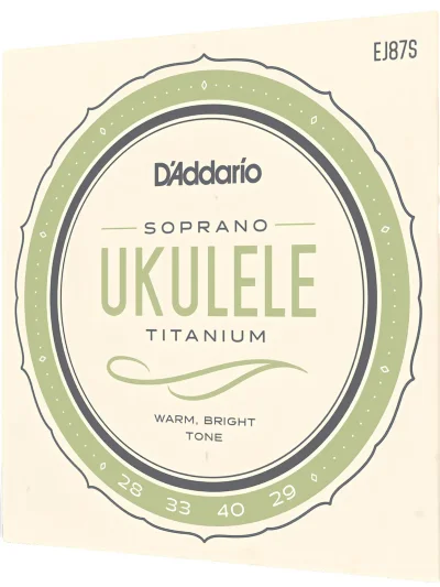 Струни D'Addario EJ87S Titanium Ukulele Soprano