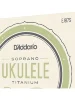 Струни D'Addario EJ87S Titanium Ukulele Soprano