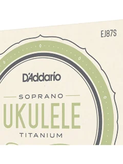 D'Addario EJ87S Titanium Ukulele Soprano