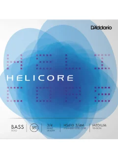D'Addario HS610 3/4M Helicore Solo Bass String Set 3/4 Scale Medium Tension