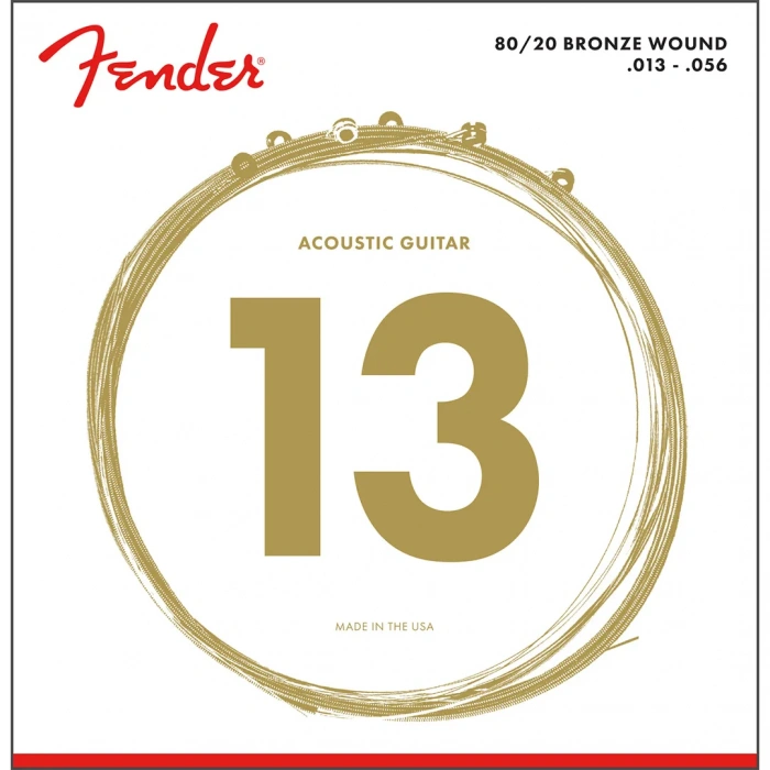 Струни Струни Fender 70M 80/20 Bronze Acoustic String 13/56