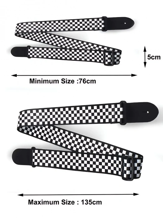 Набір для гітаріста ремінь і аксесуари - Chessboard