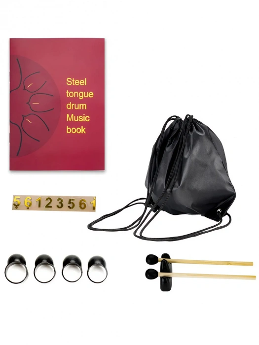 Fzone STD6I11N Black Steel Tongue Drum