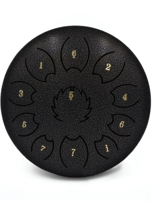 Fzone STD6I11N Black Steel Tongue Drum