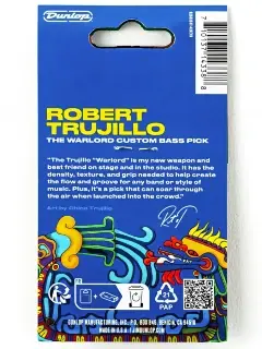 Dunlop 476P1.5RT Trujillo Warlord Custom Bass Pick 1.5mm
