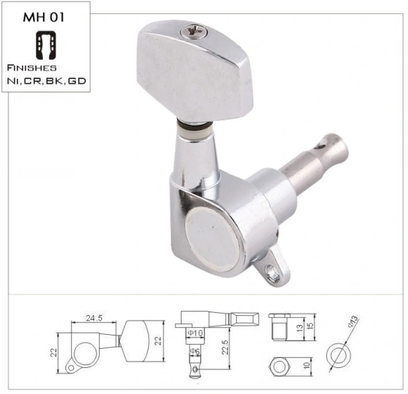 Кілки Overtone MH-01 6R in line Кілки Overtone MH-01 6R in line