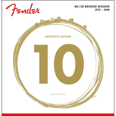 Струни Fender 70XL 80/20 Bronze Acoustic String 10/48