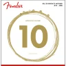 Струни Fender 70XL 80/20 Bronze Acoustic String 10/48