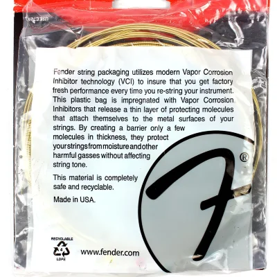 Струни Fender 70XL 80/20 Bronze Acoustic String 10/48