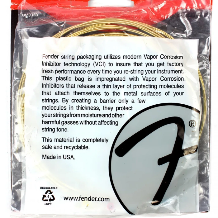 Fender 70XL 80/20 Bronze Acoustic String 10/48