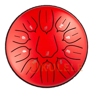 Hluru Huashu TSL11-6 Red 6" (15см) 11 нот Tongue Drum Carbon Steel