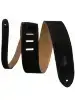 Ремінь для гітари Levy’s MS12-BLK Simply Suede Series (Black)