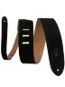 Ремінь для гітари Levy’s MS12-BLK Simply Suede Series (Black)