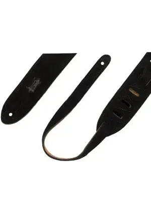 Ремінь для гітари Levy’s MS12-BLK Simply Suede Series (Black)