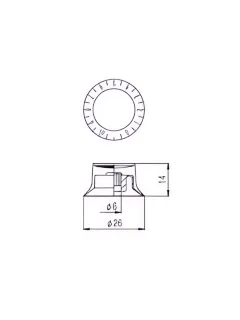 Paxphil KST41 Tone Speed Knob (Gold)