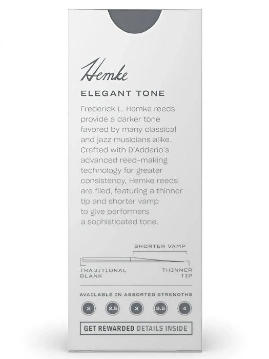 D'Addario Frederick L. Hemke Tenor Sax #2.0 5 Pack (RHKP5TSX200)
