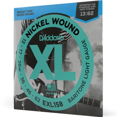 Струни D'Addario EXL158 XL Nickel Wound Baritone Light 13-62