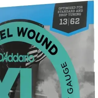 D'Addario EXL158 XL Nickel Wound Baritone Light 13-62