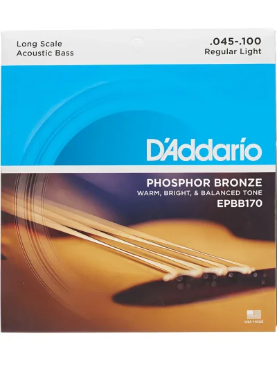 Струни D'Addario EPBB170 Acoustic Bass Phosphor Bronze Light 4-String (45-100)