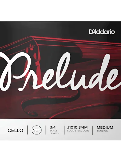 Струни для віолончелі D'Addario J1010 3/4M Prelude Cello String Set 3/4 Scale Medium Tension