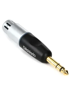 D'Addario PW-P047AA 1/4 Inch Male Balanced to XLR Female