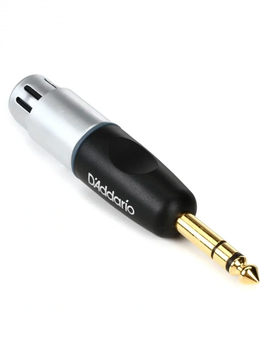 D'Addario PW-P047AA 1/4 Inch Male Balanced to XLR Female