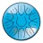 Hluru Huashu TSL11-6 SkyBlue 6" (15см) 11 нот Tongue Drum Carbon Steel