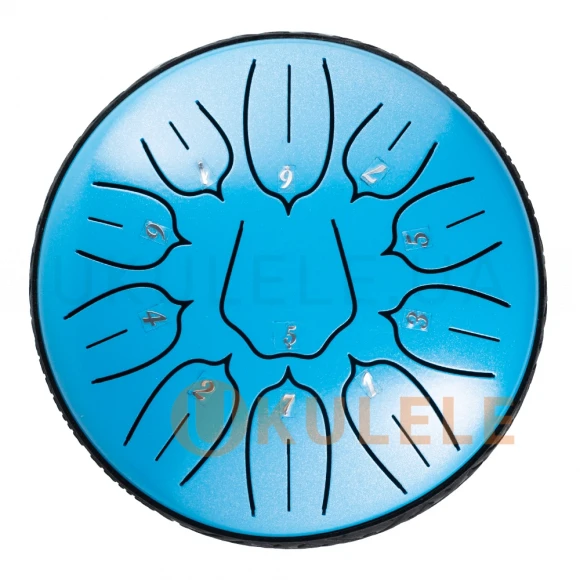 Глюкофон Hluru Huashu TSL11-6 SkyBlue 6" (15см) 11 нот Tongue Drum Carbon Steel