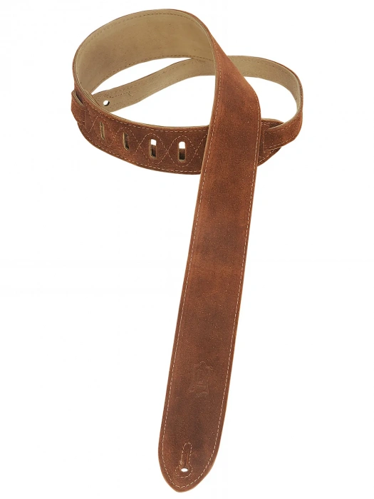 Ремінь для гітари Ремінь для гітари Levy’s MS12-BRN Simply Suede Series (Brown)