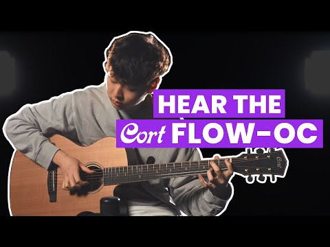 Електро-акустична гітара Електро-акустична гітара Cort Flow-OC (Natural Satin)