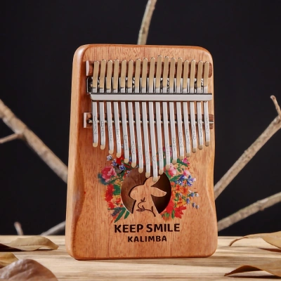 Hluru Huashu KHR17 Rabbit in Flower Mahogany (17 нот, червоне дерево)