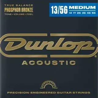 Dunlop DAP1356 Phoshor Bronze Acoustic Guitar Strings 13-56
