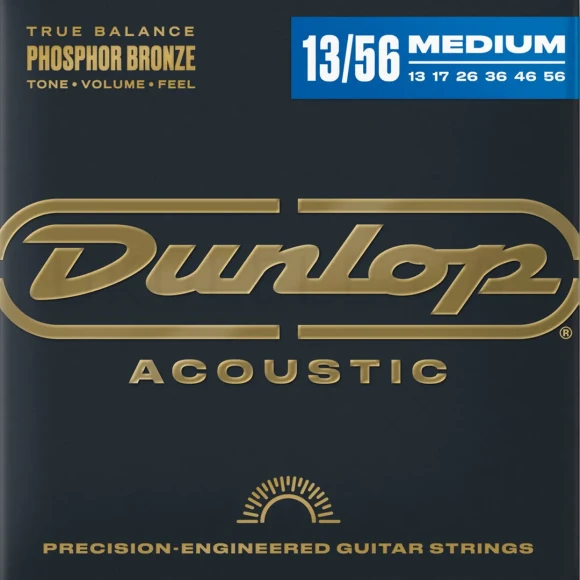 Струны Dunlop DAP1356 Phoshor Bronze Acoustic Guitar Strings 13-56
