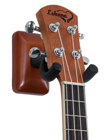 Тримач для гітари Gator Frameworks GFW-UKE-HNGRMHG Wall Mount Ukulele/Mandolin Hanger (Mahogany)