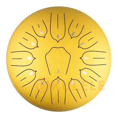 Глюкофон Hluru Huashu TSL13-12 Golden Tongue Drum (13notes 12") Carbon Steel