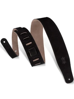 Levy’s MS26-BLK Classics Series Suede Guitar Strap (Black)