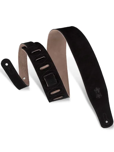Ремінь для гітари Levy’s MS26-BLK Classics Series Suede Guitar Strap (Black)