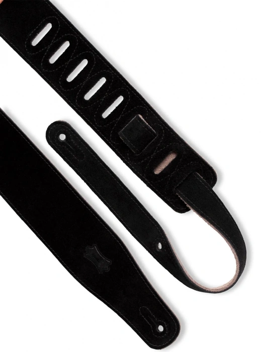 Ремінь для гітари Ремінь для гітари Levy’s MS26-BLK Classics Series Suede Guitar Strap (Black)