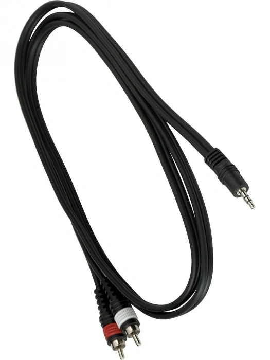 RockCable RCL20902 D4 Patch Cable - 2 x RCA to TRS MiniJack (1.5m)
