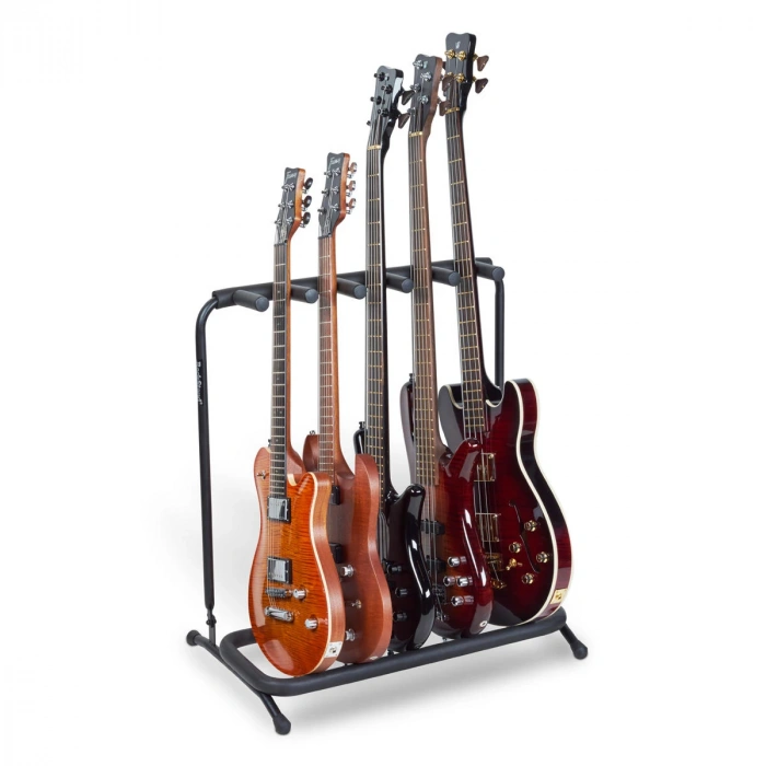 RockStand RS20861 B - Guitar Rack Stand for 5 Electric Guitars / Basses