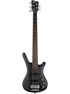 Warwick Teambuilt Pro Series Corvette Ash 5-String A/A (Nirvana Black Transparent Satin)