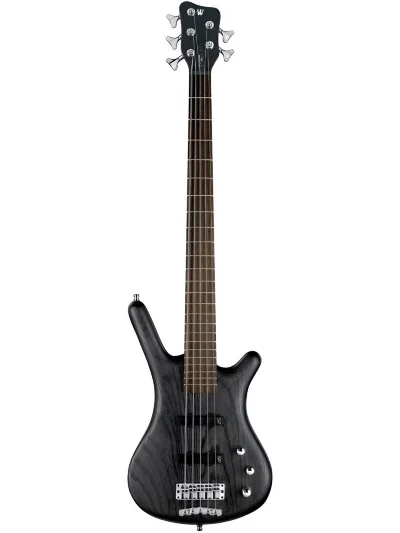 Бас-гітара Warwick Teambuilt Pro Series Corvette Ash 5-String A/A (Nirvana Black Transparent Satin)