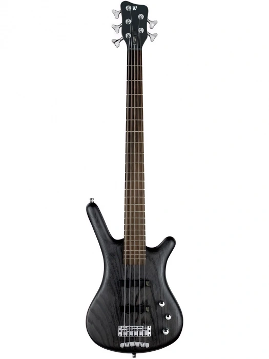 Бас-гітара Бас-гітара Warwick Teambuilt Pro Series Corvette Ash 5-String A/A (Nirvana Black Transparent Satin)