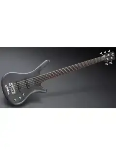 Warwick Teambuilt Pro Series Corvette Ash 5-String A/A (Nirvana Black Transparent Satin)