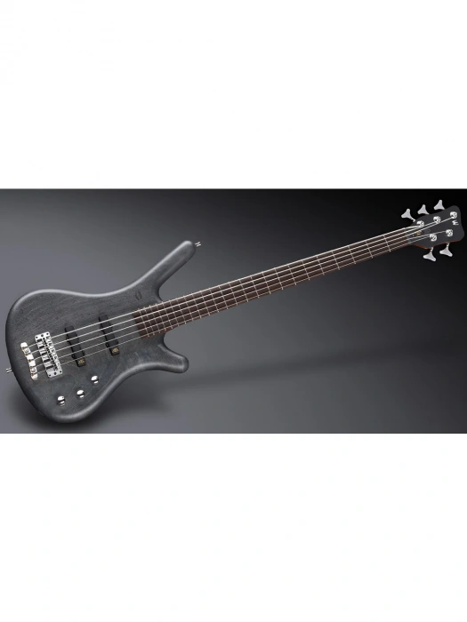 Warwick Teambuilt Pro Series Corvette Ash 5-String A/A (Nirvana Black Transparent Satin)