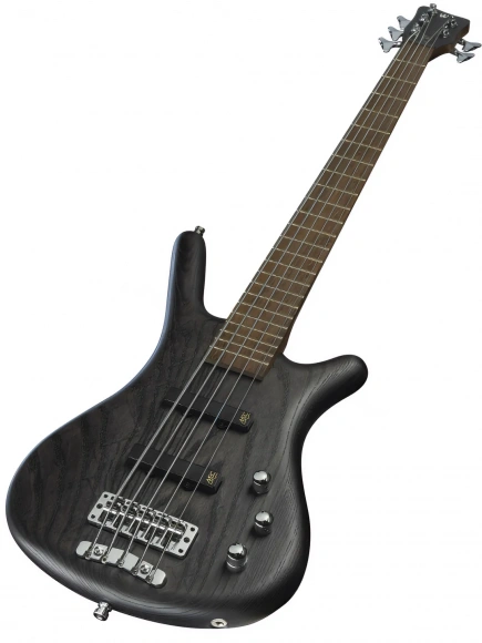 Бас-гитара Warwick Teambuilt Pro Series Corvette Ash 5-String A/A (Nirvana Black Transparent Satin)
