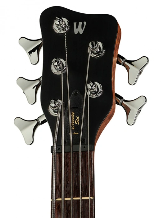 Бас-гітара Бас-гітара Warwick Teambuilt Pro Series Corvette Ash 5-String A/A (Nirvana Black Transparent Satin)